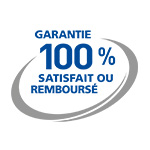 Logo garantie 100% Hills satisfait ou remboursé