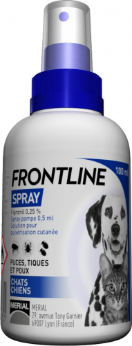 Avis Sur Frontline Spray Antiparasitaire Pour Chien Et Chat